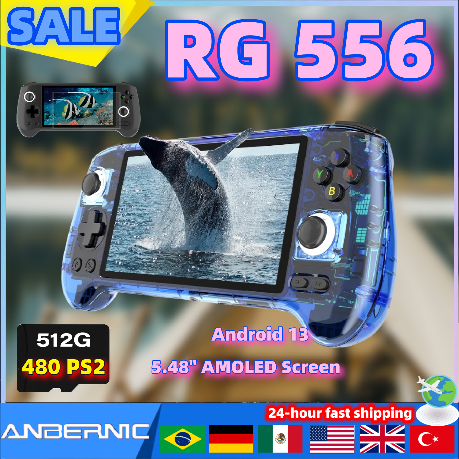 Retro Gaming Tablet - ANBERNIC RG556 Retro Konsola do Gier