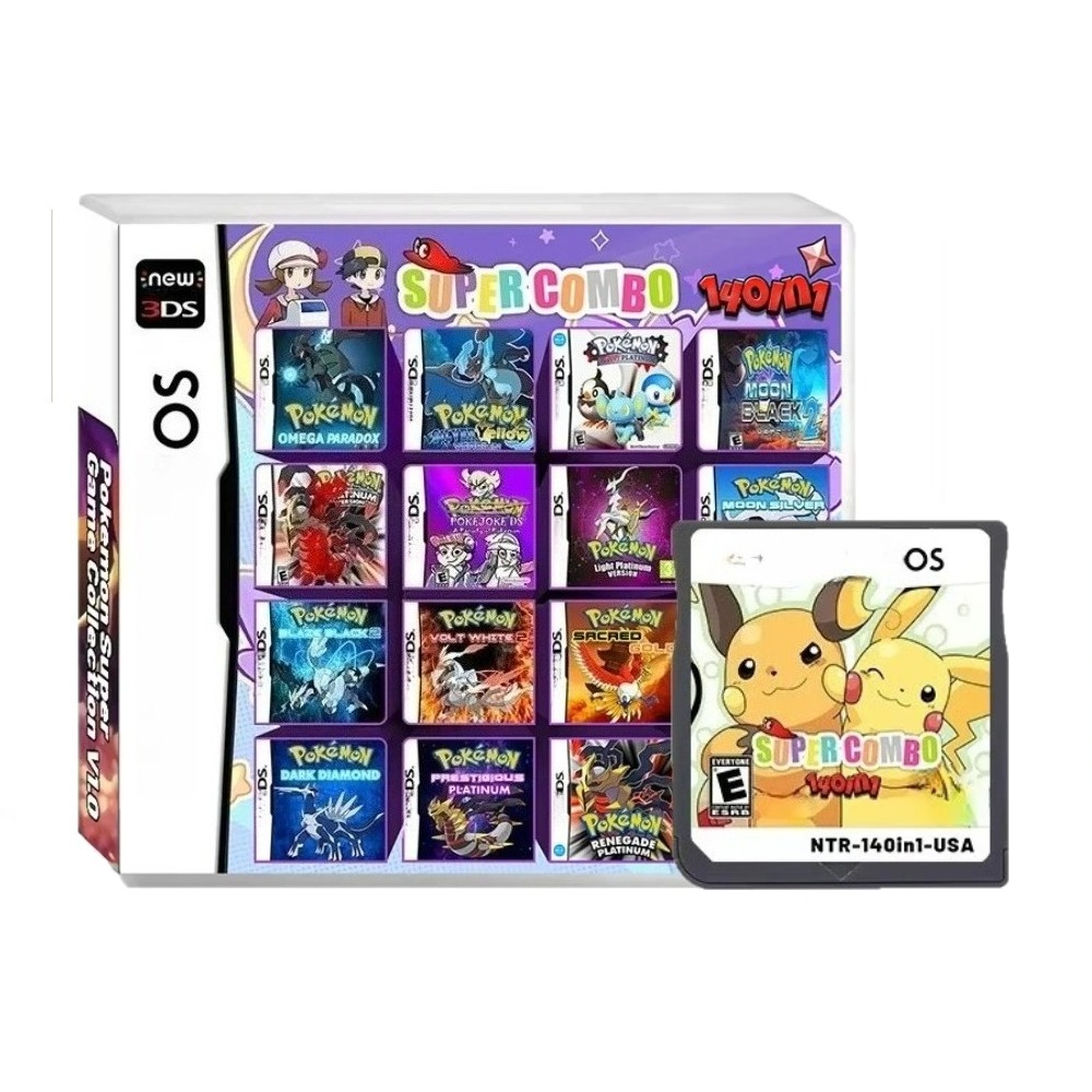 Retro Gaming Video - Karta z grami NDS Pokémon 140