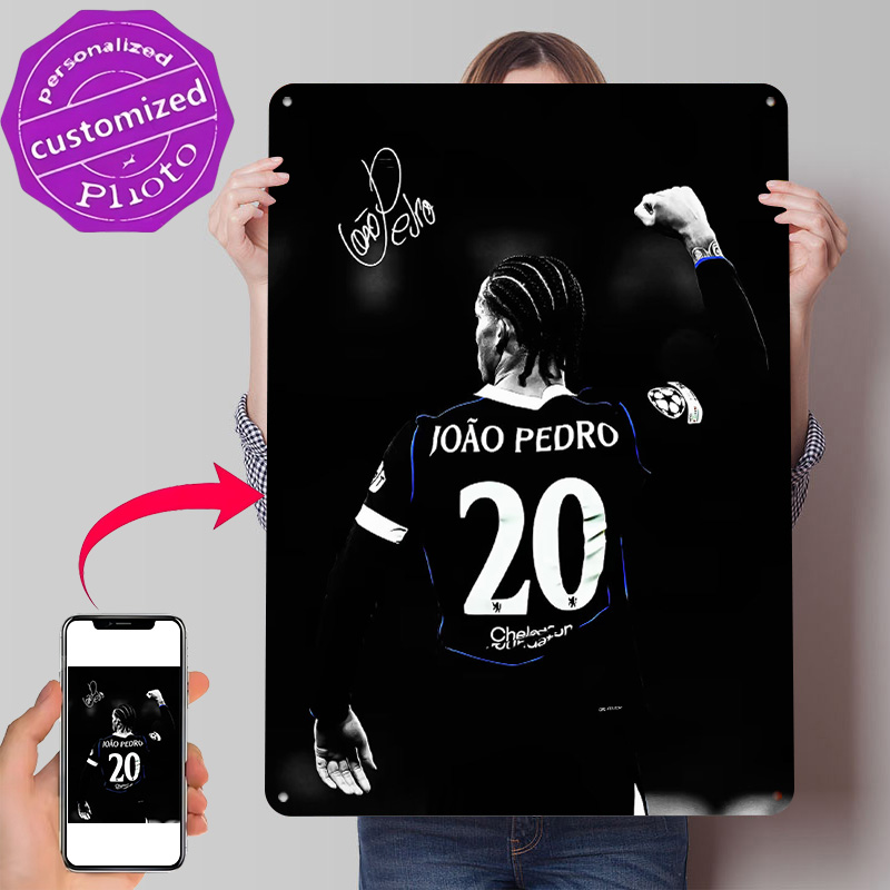 Retro Gaming Jersey - Koszulka Joao Pedro, plakat z teksturą