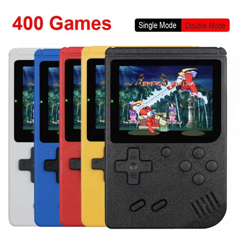 Retro Gaming Emulator - Konsola Przenośna Retro z 400 Grajkami