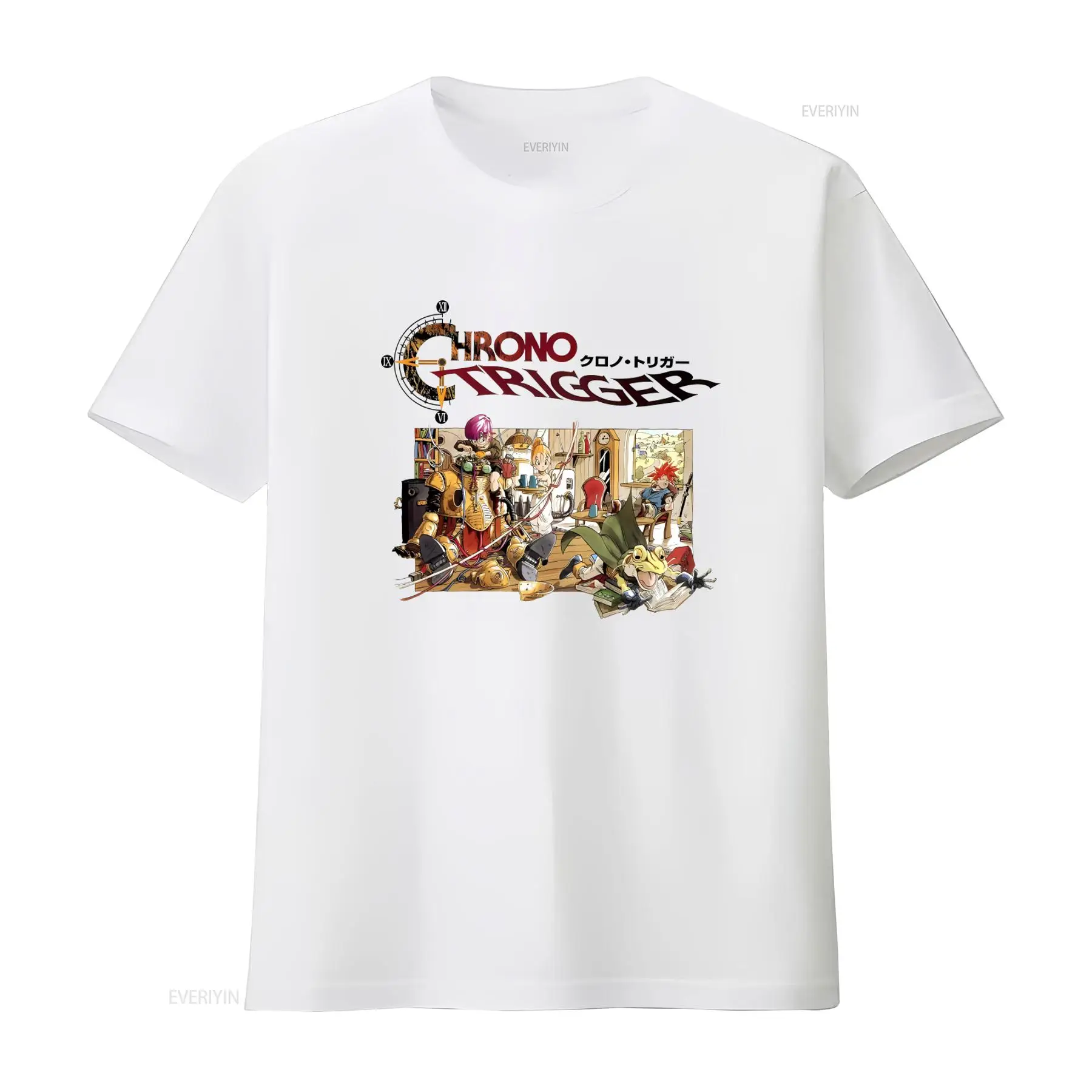 Retro Gaming Video - Koszulka z logo gry Chrono Trigger,