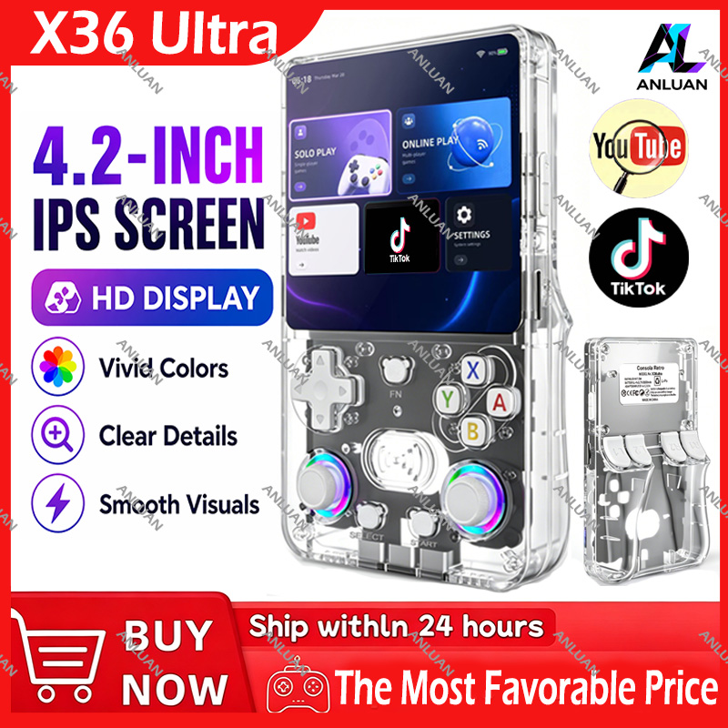Retro Gaming Emulator - X36 Ultra All-In-One Retro Przenośna Konsola