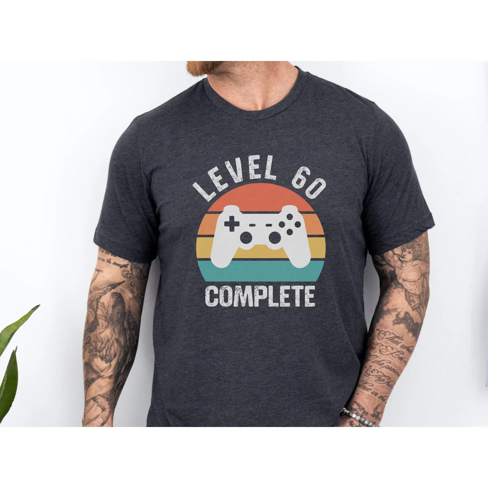 Retro Gaming Achievements - Koszulka Level 60 Kompletna Retro Gaming