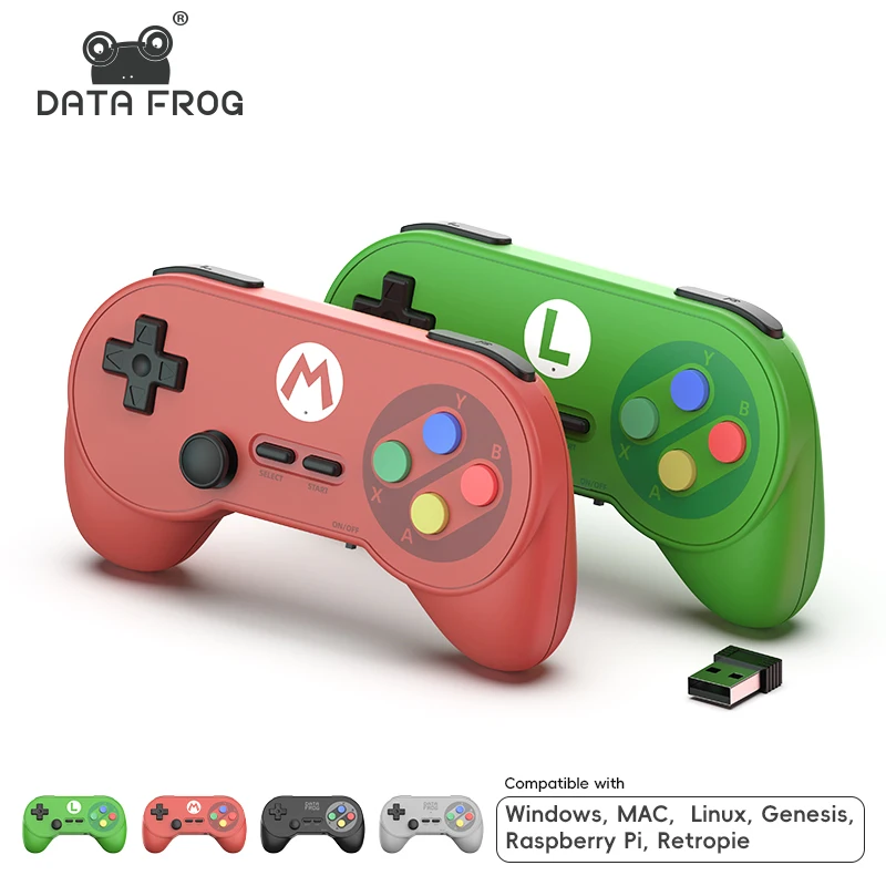 Retro Gaming Download - Data Frog PC07 Retro Bezprzewodowy Gamepad,