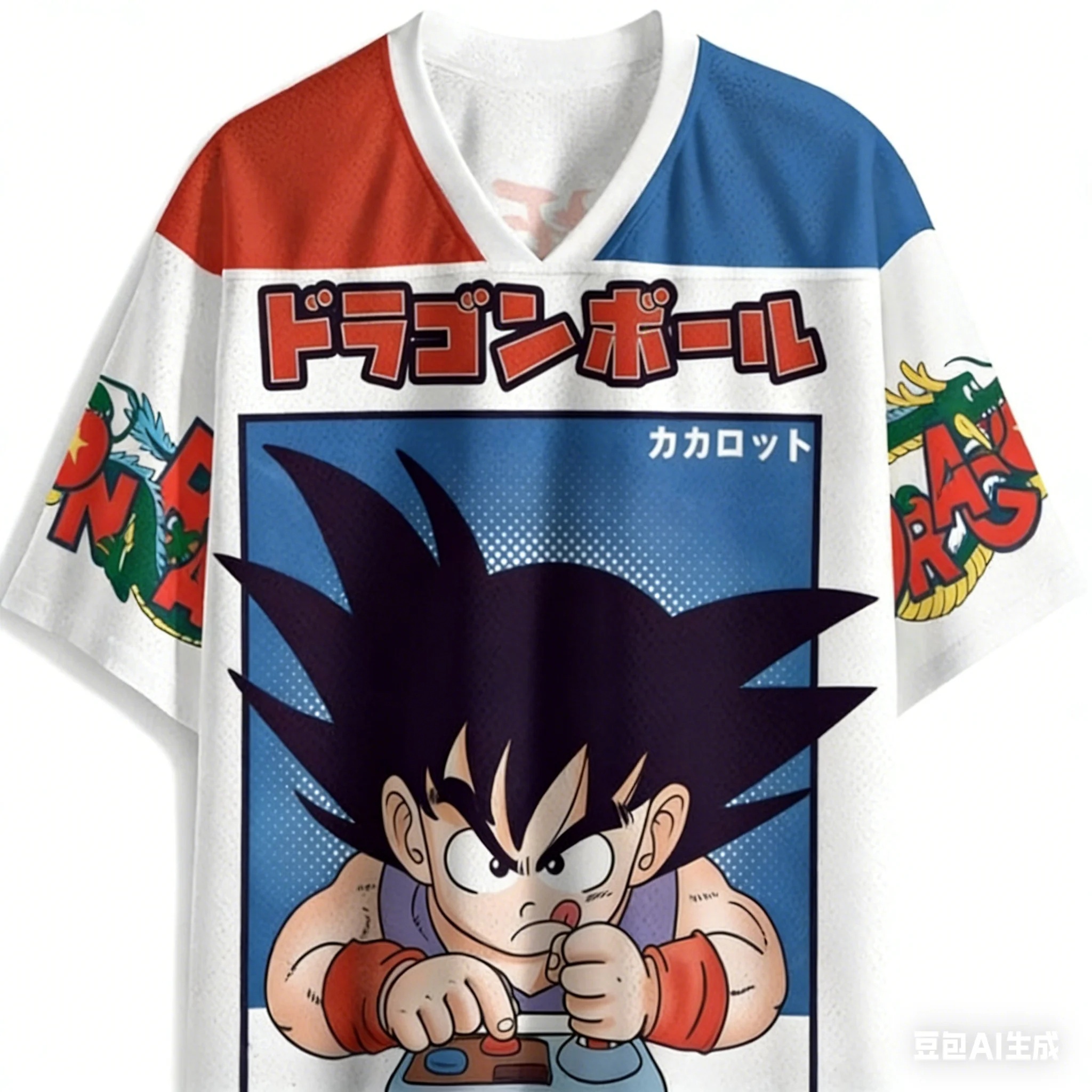 Retro Gaming Jersey - Koszulka Dragon Ball Kid Goku Retro