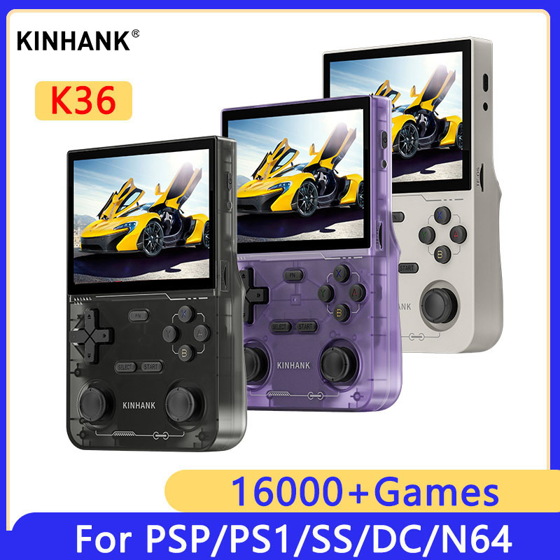 Retro Gaming Emulator - KINHANK K36 Retro przenośna konsola do