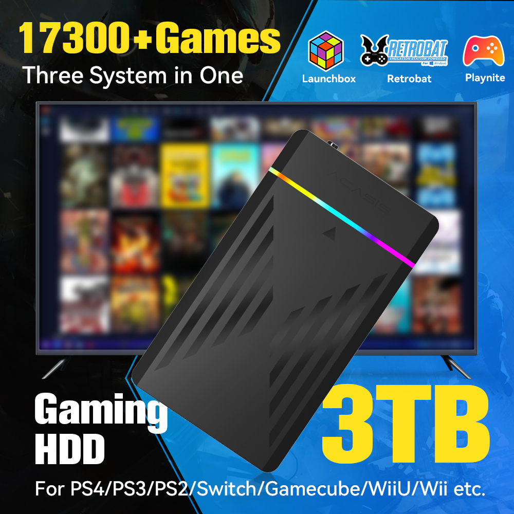 Retro Gaming Download - Przenośna dysk twardy do gier 3