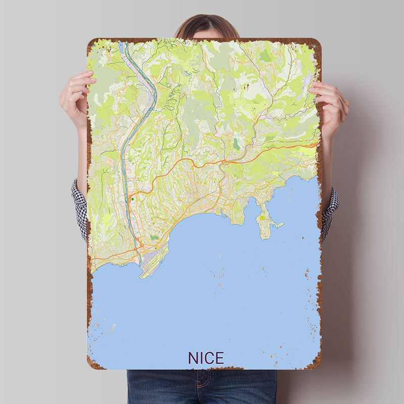 Mapa Nicei Francja Drukowany P – Retro Gaming France recenzja i cena
