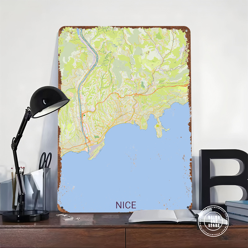Mapa Nicei Francja Drukowany P – Retro Gaming France recenzja i cena