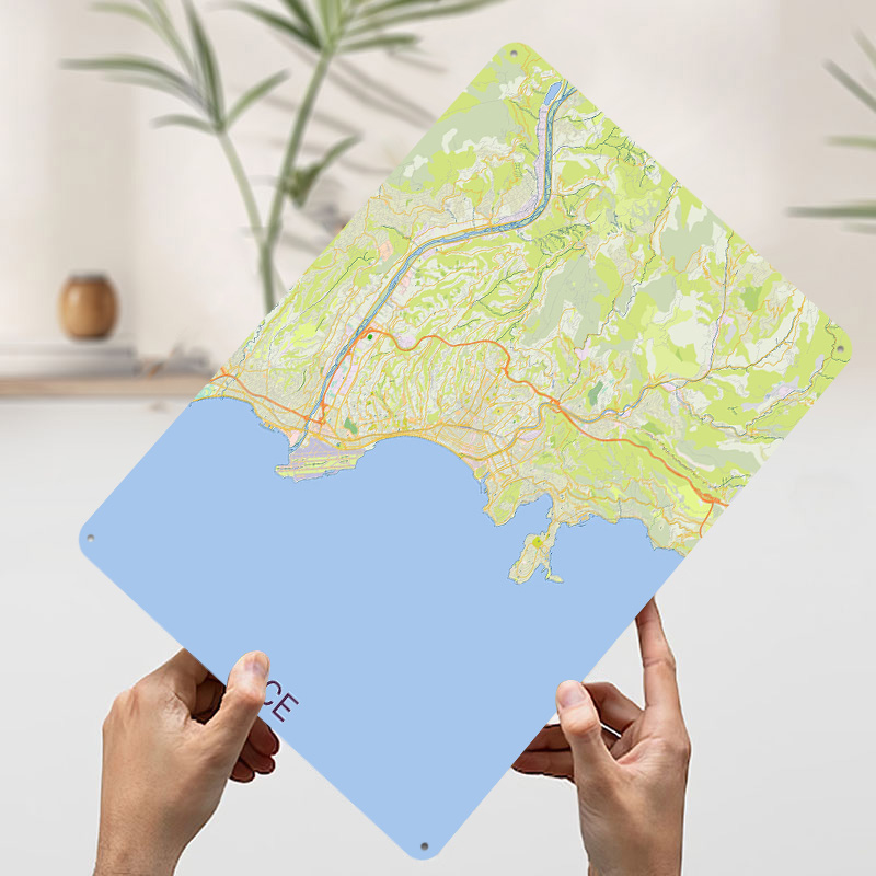 Mapa Nicei Francja Drukowany P – Retro Gaming France recenzja i cena