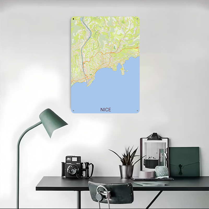 Mapa Nicei Francja Drukowany P – Retro Gaming France recenzja i cena