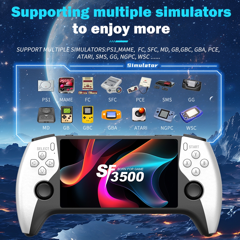 Nowa konsola przenośna SF3500  – Retro Gaming Emulator recenzja i cena