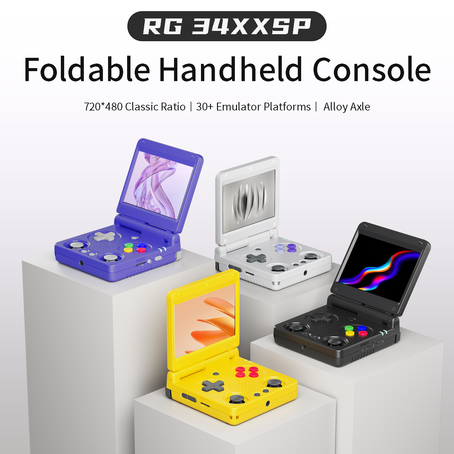 Anbernic RG34XXSP RG35XXSP Kon – Retro Gaming Emulator recenzja i cena