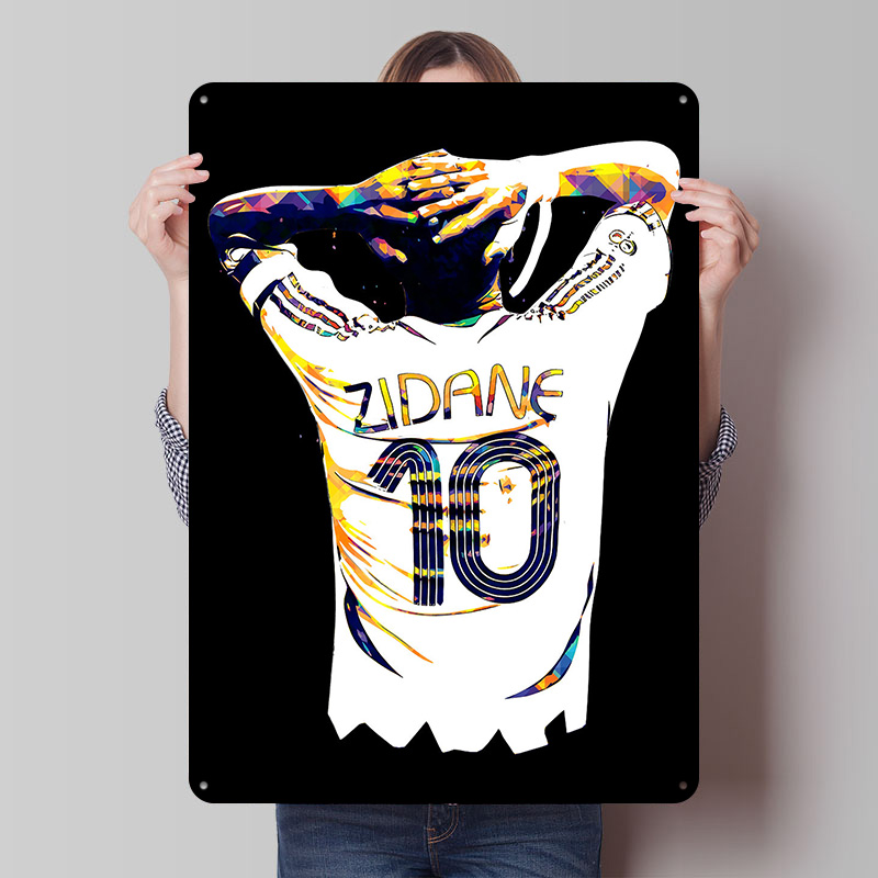 Metalowy plakat z koszulką Zid – Retro Gaming Jersey recenzja i cena
