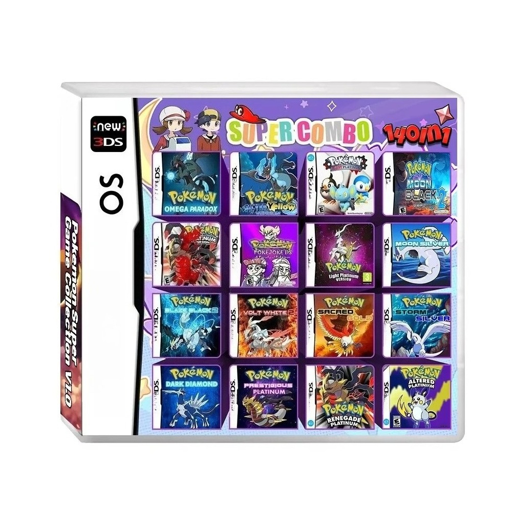 Karta z grami NDS Pokémon 140  – Retro Gaming Video recenzja i cena