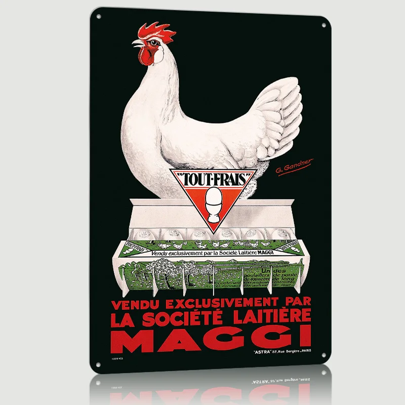 Vintage Eggs France 1900 Plaka – Retro Gaming France recenzja i cena