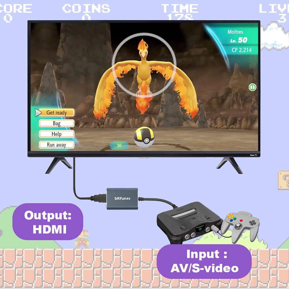 Bitfunx 720P Adapter S-Video / – Retro Gaming Video recenzja i cena