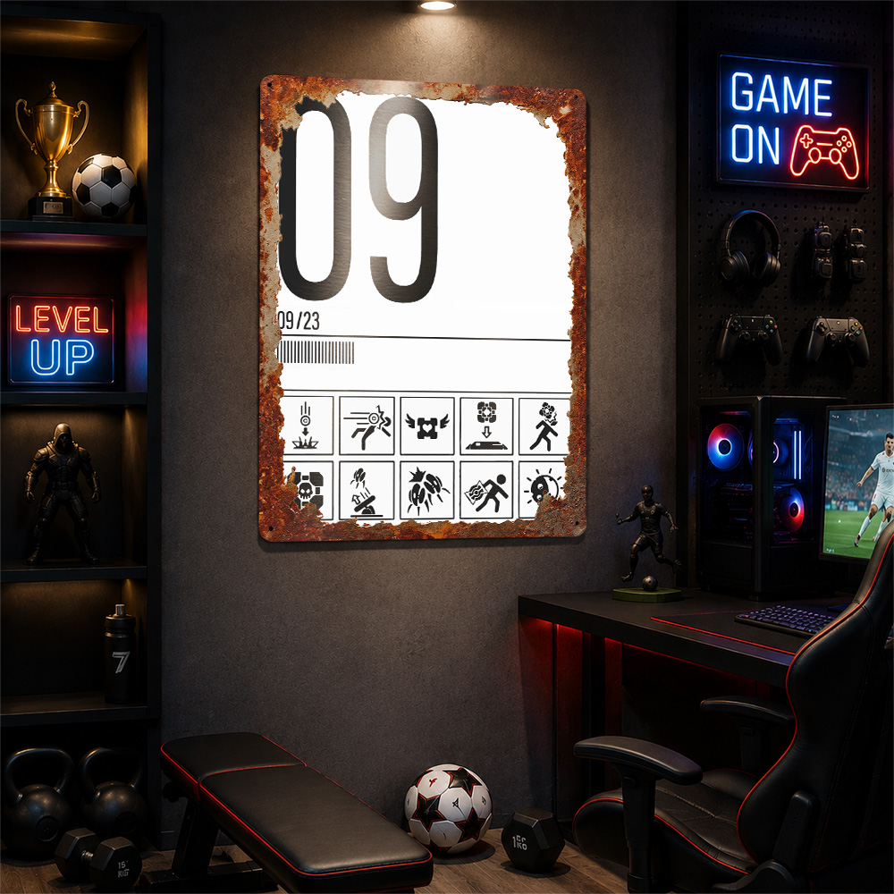 Plakat z poradami na wyzwanie  – Retro Gaming Achievements recenzja i cena