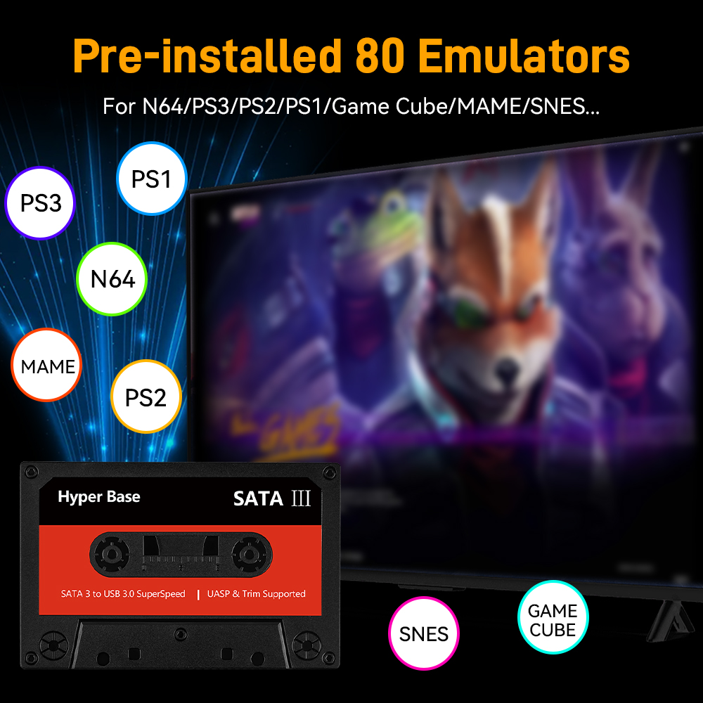 Emulator Batocera 500G/2T dysk – Retro Gaming Emulator recenzja i cena