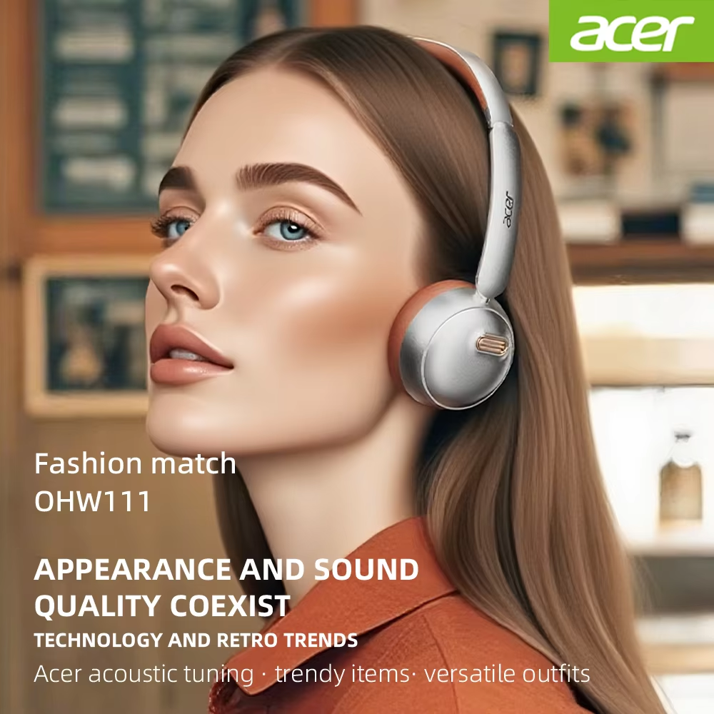 Słuchawki Bluetooth Acer OHW11 – Retro Gaming Headset recenzja i cena