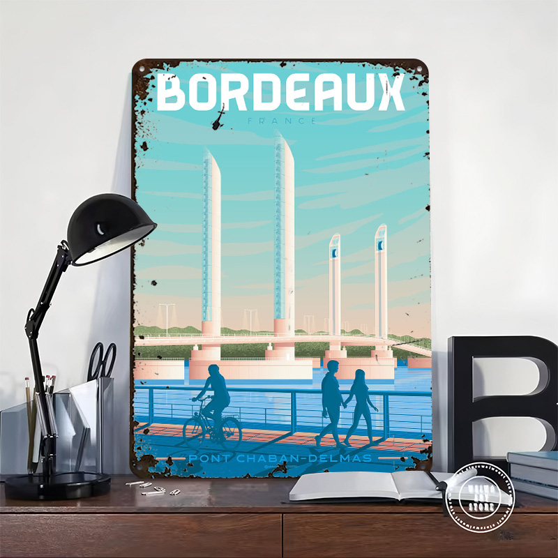 Bordeaux Francja Metalowy Plak – Retro Gaming France recenzja i cena