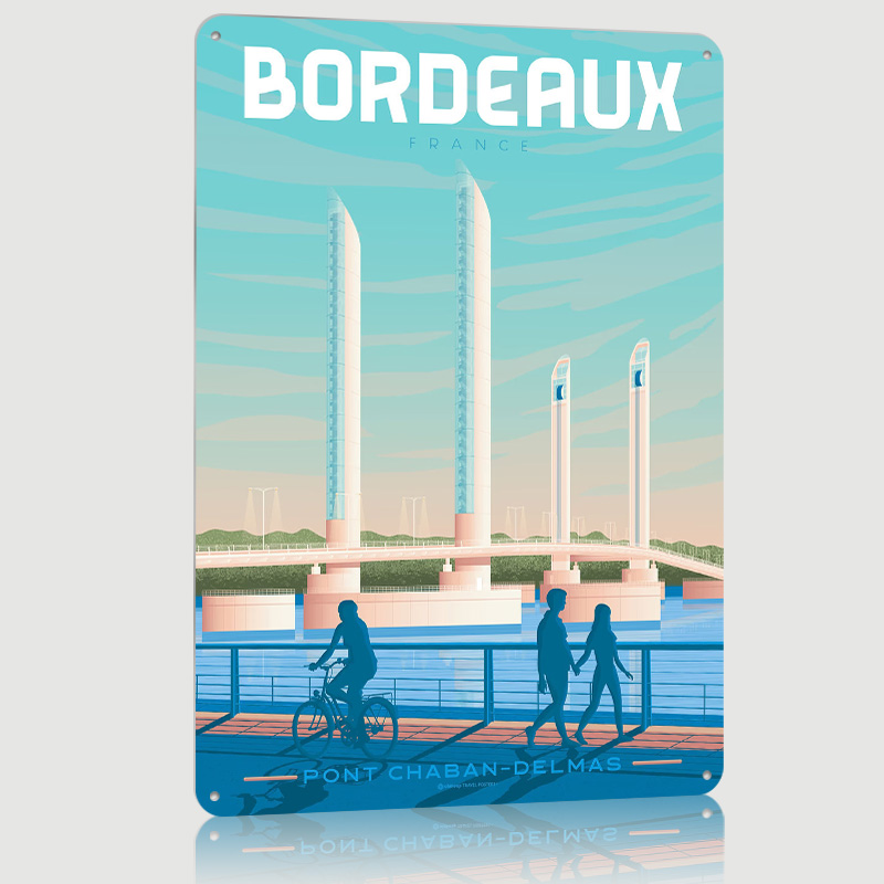 Bordeaux Francja Metalowy Plak – Retro Gaming France recenzja i cena