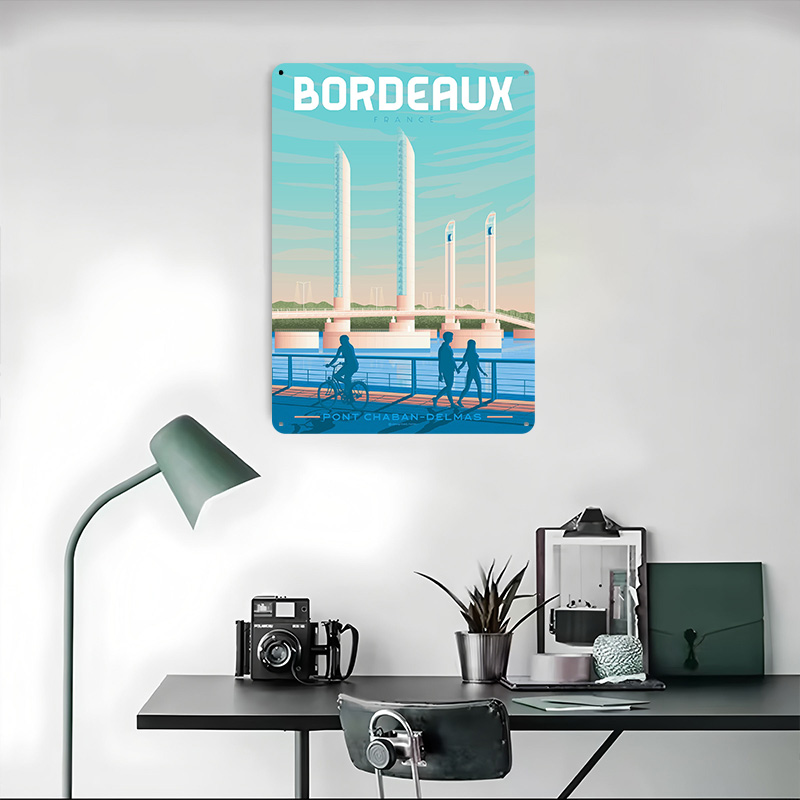 Bordeaux Francja Metalowy Plak – Retro Gaming France recenzja i cena