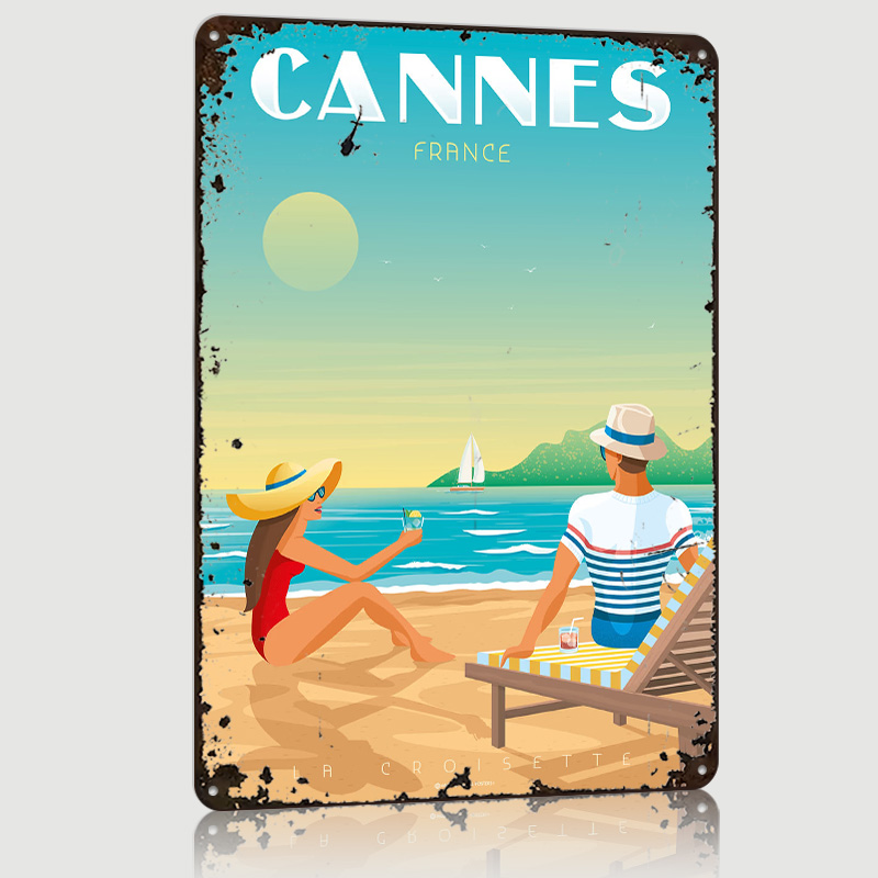 Plakat Cannes Francja, persona – Retro Gaming France recenzja i cena