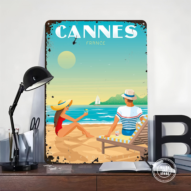 Plakat Cannes Francja, persona – Retro Gaming France recenzja i cena