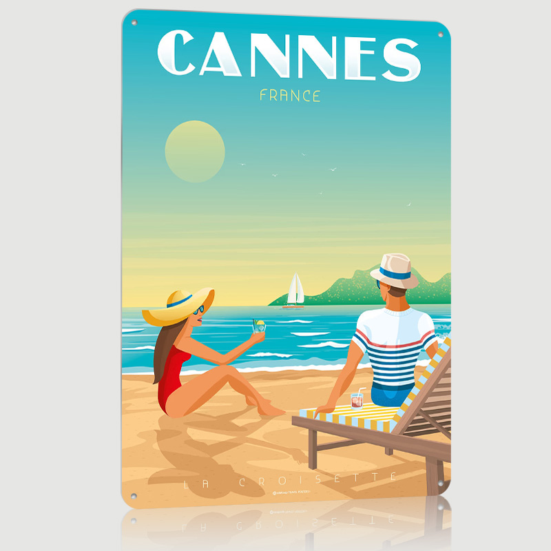 Plakat Cannes Francja, persona – Retro Gaming France recenzja i cena