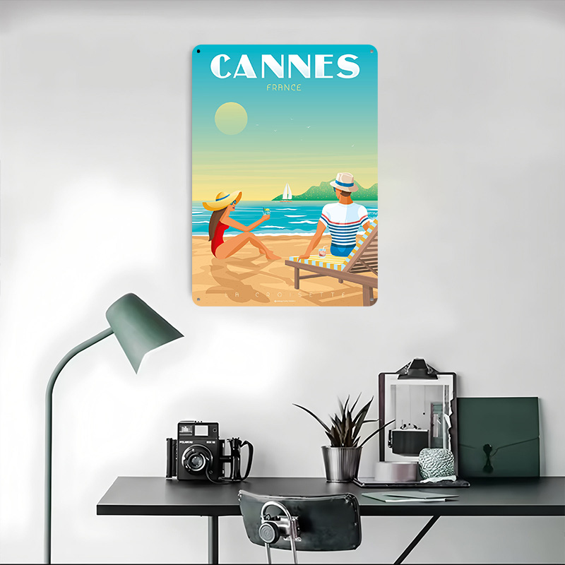 Plakat Cannes Francja, persona – Retro Gaming France recenzja i cena