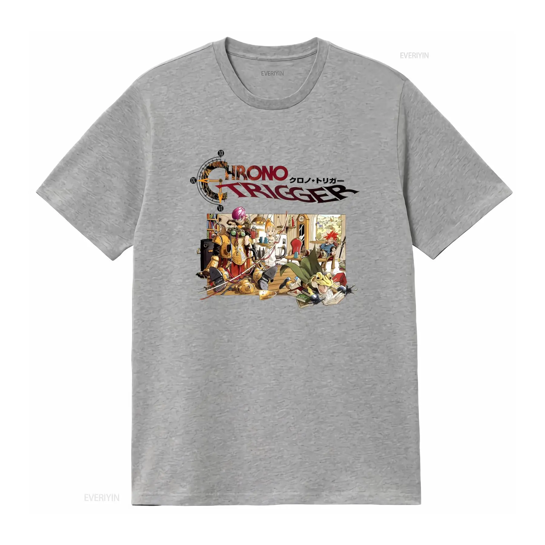 Koszulka z logo gry Chrono Tri – Retro Gaming Video recenzja i cena