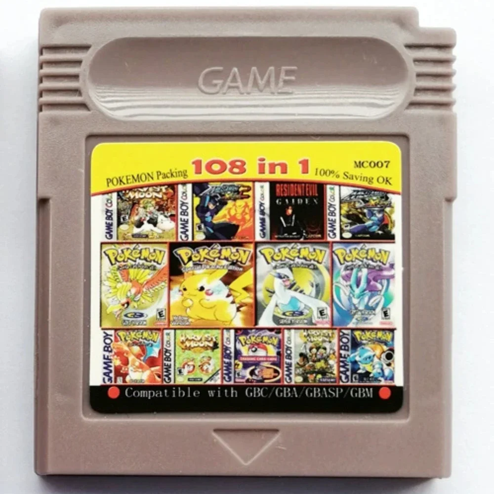 Karta z grami retro GBC, seria – Retro Gaming Video recenzja i cena