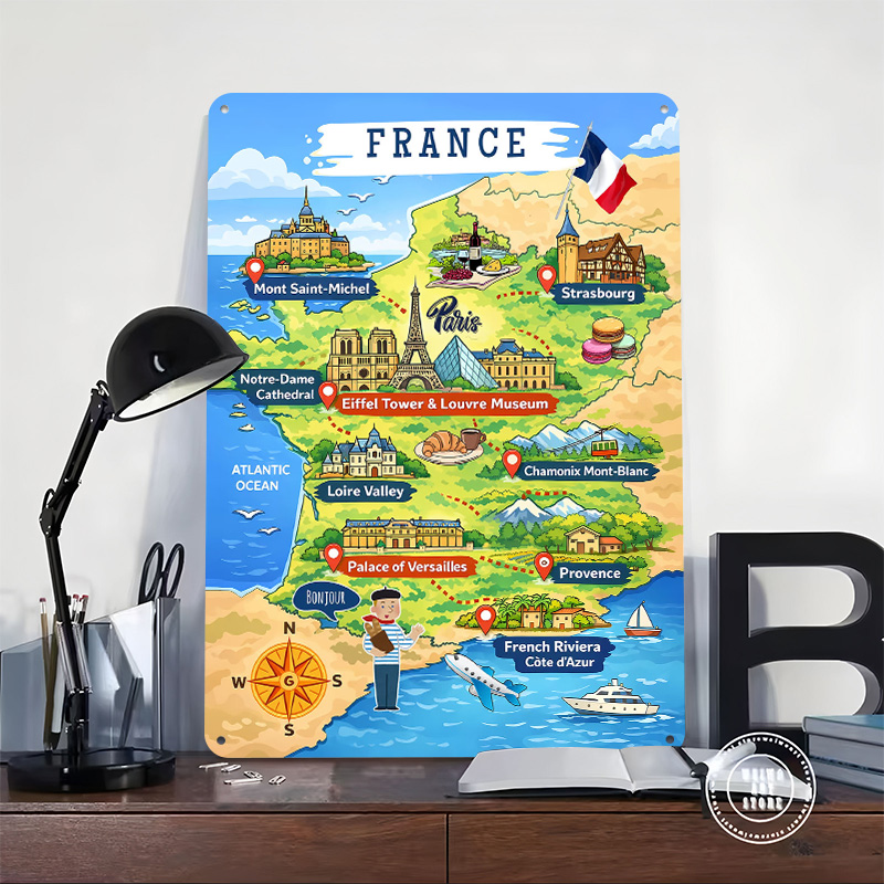 Mapa Francji, kreskówkowy meta – Retro Gaming France recenzja i cena
