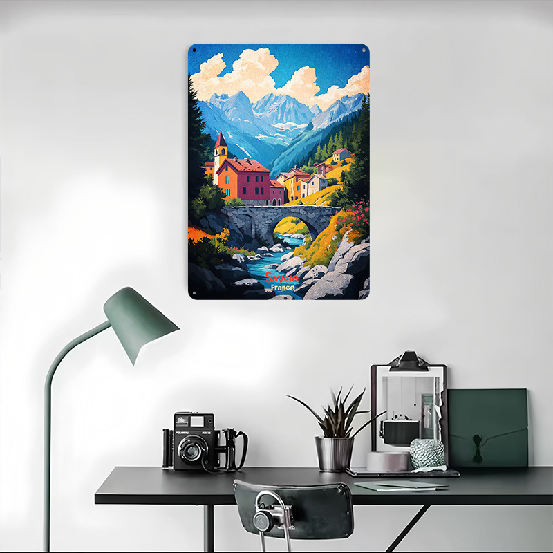 Plakat z blachy Savoie Francja – Retro Gaming France recenzja i cena