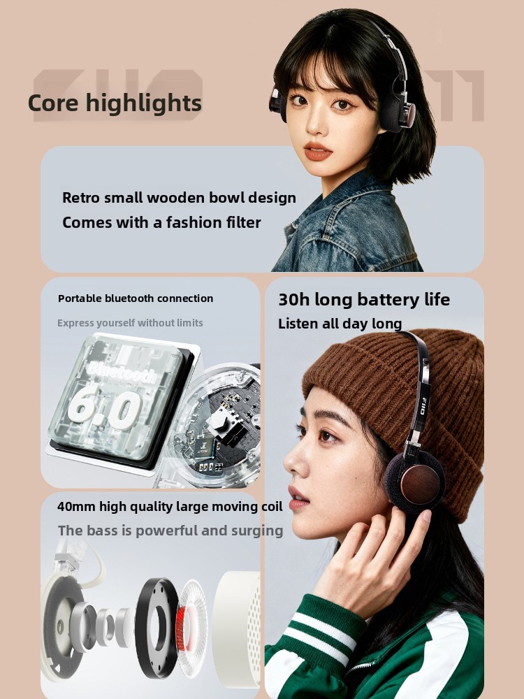Słuchawki bezprzewodowe FiiO E – Retro Gaming Headset recenzja i cena