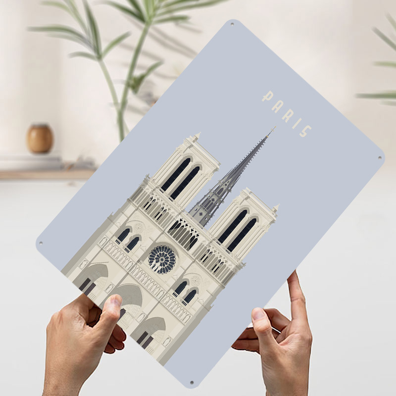 Plakat z blaszki z motywem Par – Retro Gaming Paris recenzja i cena