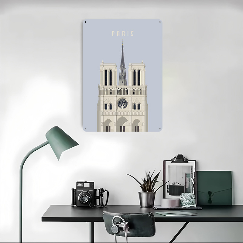 Plakat z blaszki z motywem Par – Retro Gaming Paris recenzja i cena
