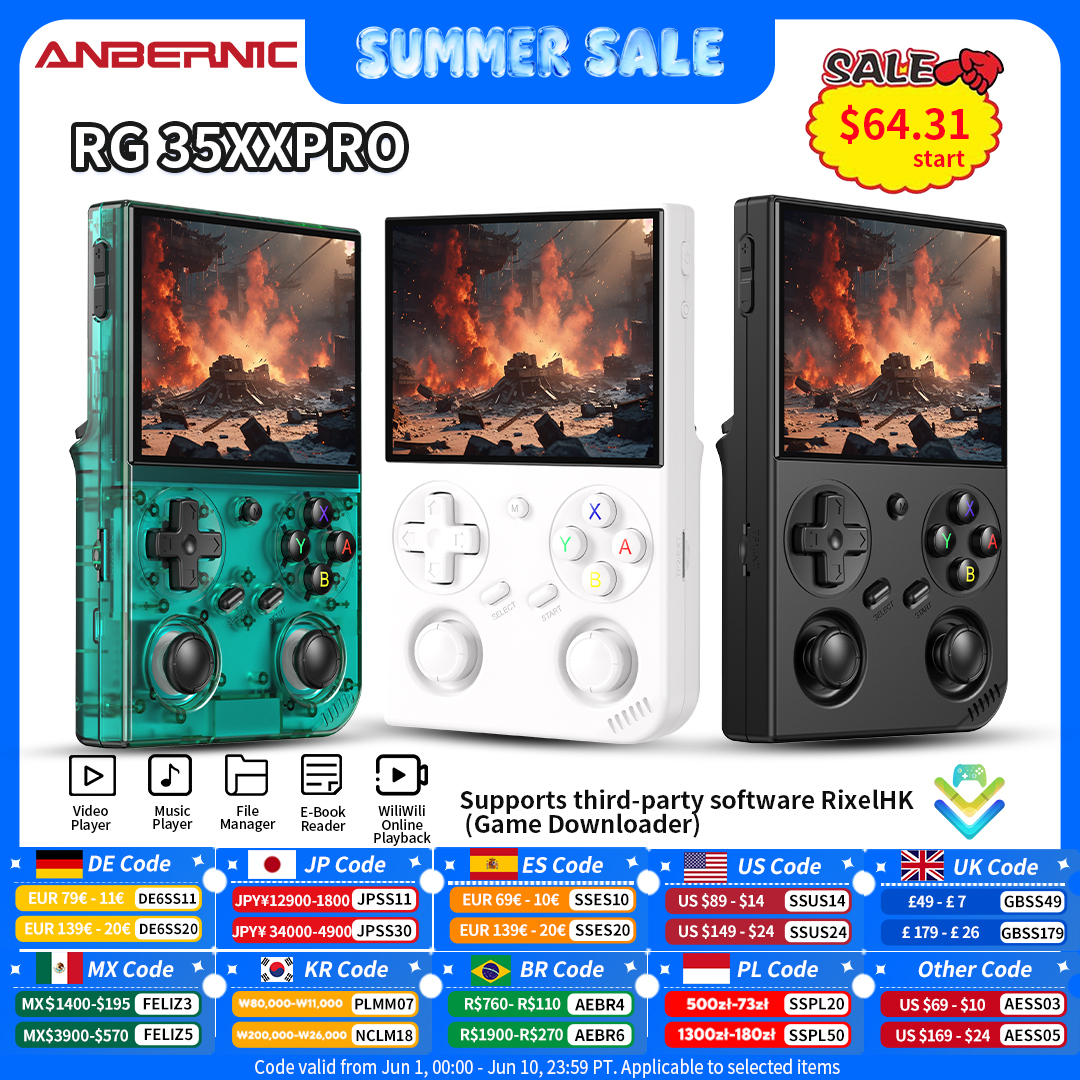 Anbernic RG 35XXPro Retro Kons – Retro Gaming Tablet recenzja i cena