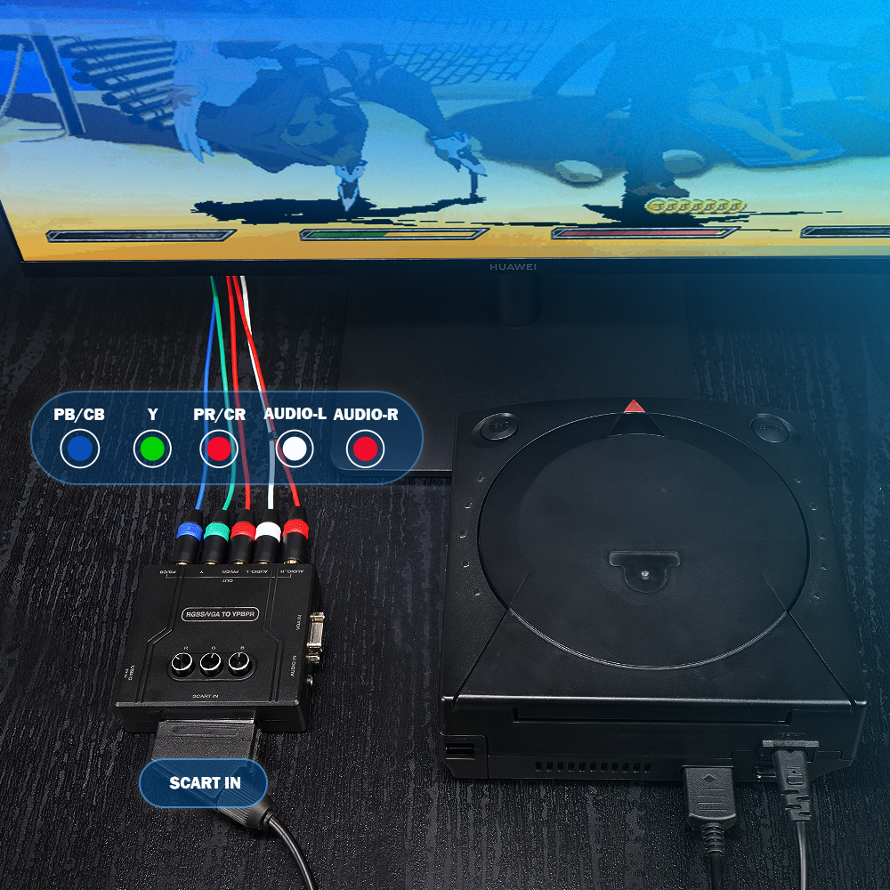 Konwerter RGBS VGA na YPBPR Co – Retro Gaming Video recenzja i cena
